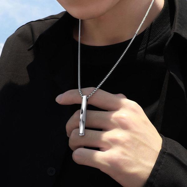 pendant necklaces 2021 silver color men spiral necklace stainless steel rectangle minimalist simple personality hip hop ins men's boys
pendant necklaces 2021 silver color men spiral necklace stainless steel rectangle minimalist simple personality hip hop ins men's boys