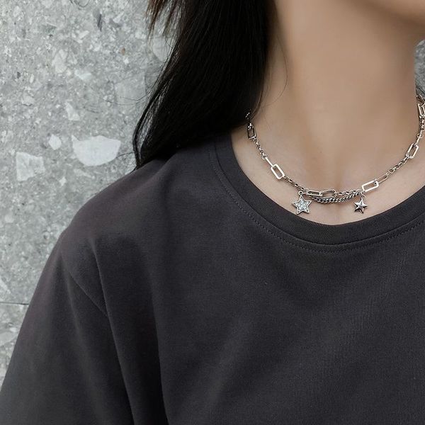 chokers fashion men and women face street hip hop titanium steel couple necklace ins trendy jewelry stainless goth, Golden;silver
chokers fashion men and women face street hip hop titanium steel couple necklace ins trendy jewelry stainless goth, Golden;silver