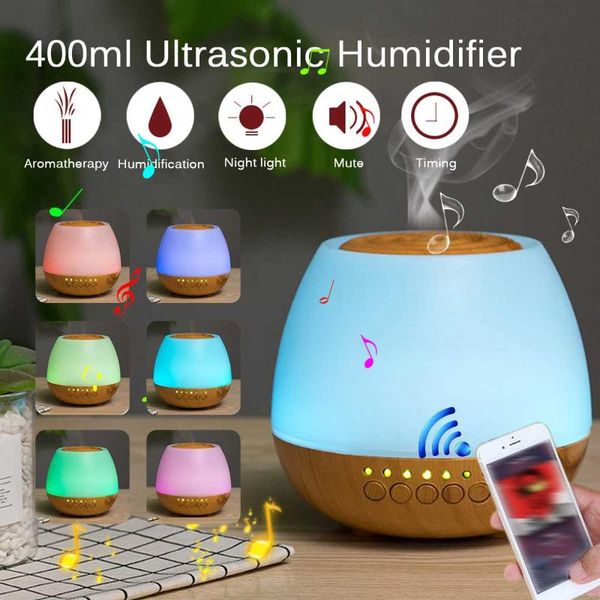 essential oils diffusers 400ml electric bluetooth humidifier aroma oil diffuser ultrasonic wood air usb mini mist maker led light
essential oils diffusers 400ml electric bluetooth humidifier aroma oil diffuser ultrasonic wood air usb mini mist maker led light