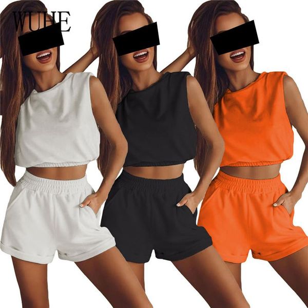 women's tracksuits wuhe two piece suits o neck off shoulder sleeveless tanks and pockets short pants sports fitness casual outfits, Gray
women's tracksuits wuhe two piece suits o neck off shoulder sleeveless tanks and pockets short pants sports fitness casual outfits, Gray