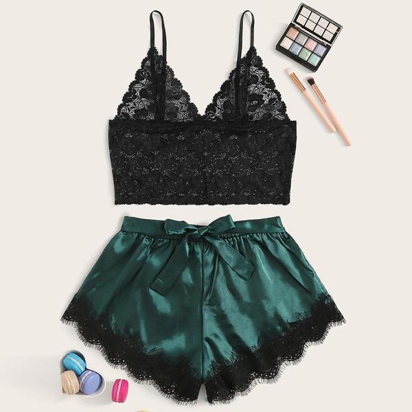 fashion women lingerie nightwear women's satin lace silk print camisole shorts sets sleepwear pajamas lingerie dropship b4, Black;red
fashion women lingerie nightwear women's satin lace silk print camisole shorts sets sleepwear pajamas lingerie dropship b4, Black;red