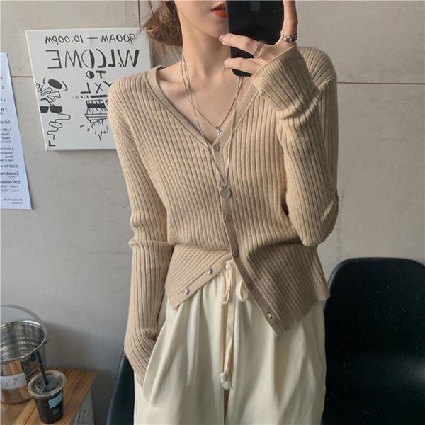 women's knits & tees knitwear spring and autumn thin casual outer wear long sleeved korean version with gentle v-neck cardigan, White
women's knits & tees knitwear spring and autumn thin casual outer wear long sleeved korean version with gentle v-neck cardigan, White