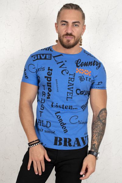 Blue Font Men 's Tee Shirt 2002059 Jia7, White;black
Blue Font Men 's Tee Shirt 2002059 Jia7, White;black