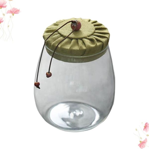 600ml cloth cover grain container sealed storage container glass jar empty storage bottle for loose coffee bean sug
600ml cloth cover grain container sealed storage container glass jar empty storage bottle for loose coffee bean sug