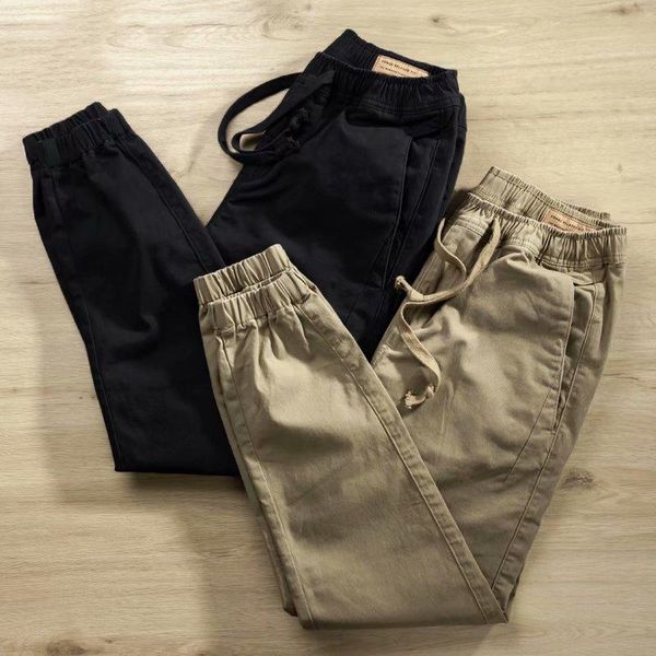 men's pants harajuku vintage elastic waist overalls pant solid color ankle length comfortable trouser 3050959, Black
men's pants harajuku vintage elastic waist overalls pant solid color ankle length comfortable trouser 3050959, Black
