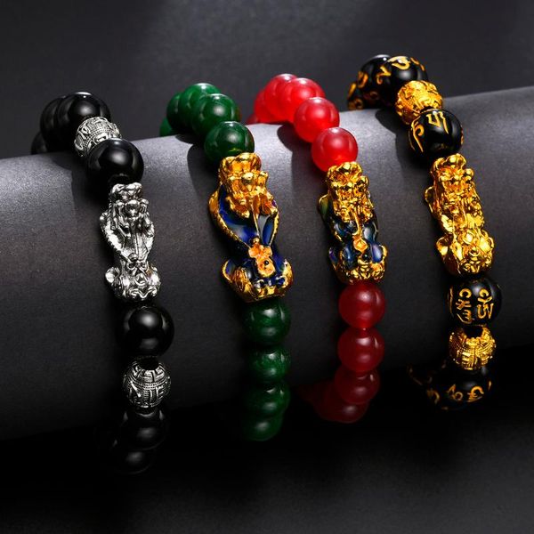 link, chain man bracelet, lucky pixiu bracelets,brave troops animal design beaded bracelet, Black
link, chain man bracelet, lucky pixiu bracelets,brave troops animal design beaded bracelet, Black