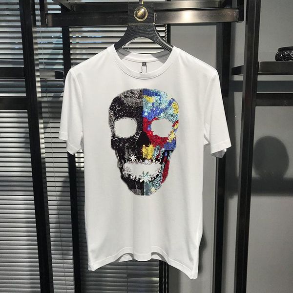 men's t-shirts diamond camouflage skull short sleeve super fashion designer summer t-shirt, White;black
men's t-shirts diamond camouflage skull short sleeve super fashion designer summer t-shirt, White;black