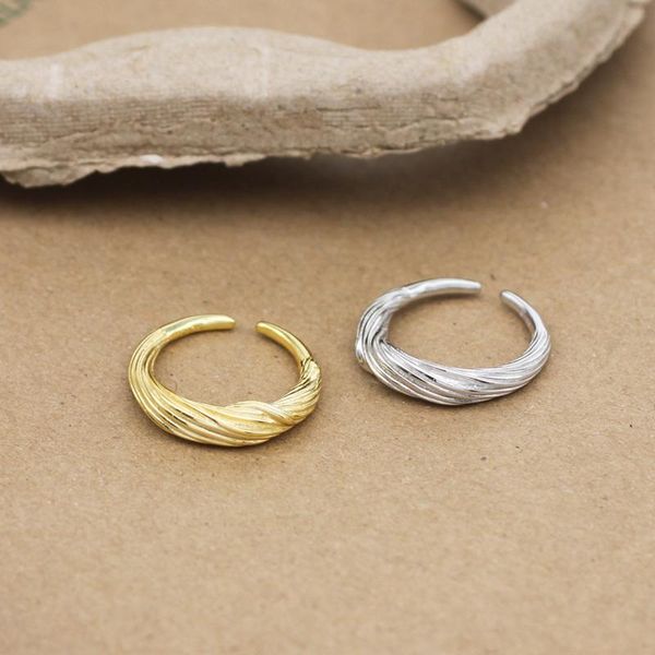 cluster rings morivovog 925 sterling silver multi-line texture for women creative birds nest chic minimalist office jewelry anillo, Golden;silver
cluster rings morivovog 925 sterling silver multi-line texture for women creative birds nest chic minimalist office jewelry anillo, Golden;silver