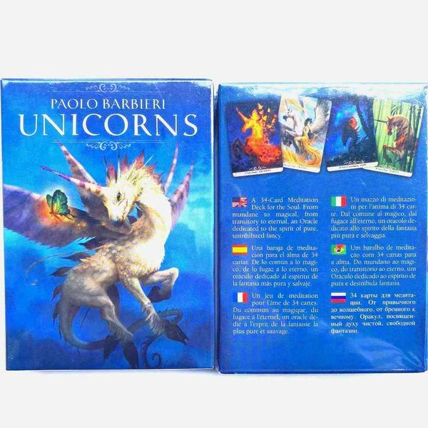 paolo barbieri unicorns oracles card divination fate english version tarot deck board game for family party
paolo barbieri unicorns oracles card divination fate english version tarot deck board game for family party
