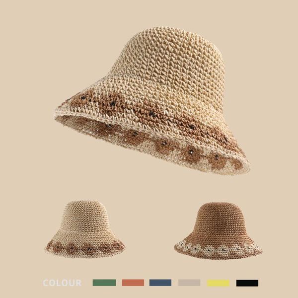 wide brim hats summer hoilday floppy straw hat women ladies beach foldable daisy flower sun cap, Blue;gray
wide brim hats summer hoilday floppy straw hat women ladies beach foldable daisy flower sun cap, Blue;gray