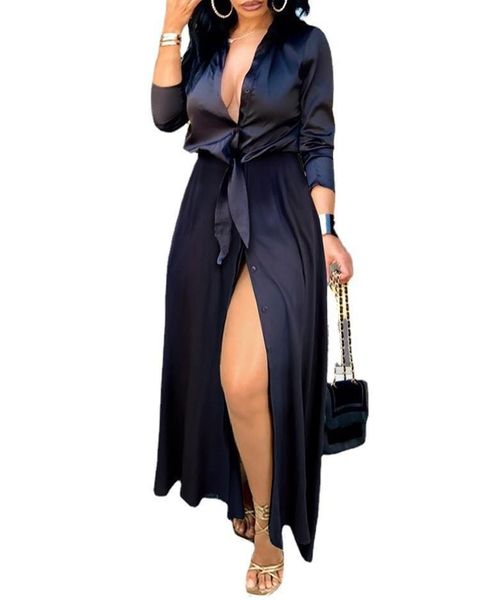 casual dresses hhdmv 2021 spit long dress young club deep v-neck full sleeve elegant women a-line maxi, Black;gray
casual dresses hhdmv 2021 spit long dress young club deep v-neck full sleeve elegant women a-line maxi, Black;gray