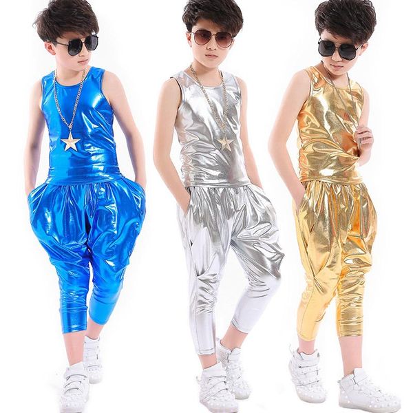 stage wear boys dance costumes kids costume for children sequins vest pants 2pcs hip hop street performance dqs2778, Black;red
stage wear boys dance costumes kids costume for children sequins vest pants 2pcs hip hop street performance dqs2778, Black;red