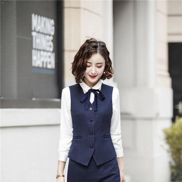 women's vests fabric uniform designs women waistcoat & vest for ladies female office business work wear blazers clothes, Black;white
women's vests fabric uniform designs women waistcoat & vest for ladies female office business work wear blazers clothes, Black;white