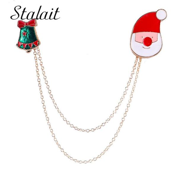pins, brooches trendy double layer chain enamel christmas sock tree santa fashion clothes bag jewelry accessories, Gray
pins, brooches trendy double layer chain enamel christmas sock tree santa fashion clothes bag jewelry accessories, Gray