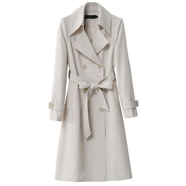 women's trench coats spring autumn jacket windbreaker solid double-breasted long slim large size women jackets 270, Tan;black
women's trench coats spring autumn jacket windbreaker solid double-breasted long slim large size women jackets 270, Tan;black