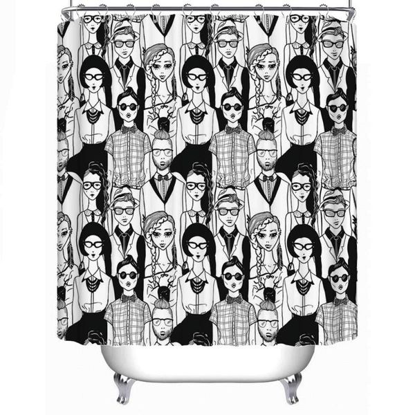 shower curtains seamless pattern with hipsters fabric curtain,102936,71''l x 71''w
shower curtains seamless pattern with hipsters fabric curtain,102936,71''l x 71''w