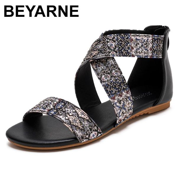beyarne seaside bohemian ethnic style beach flat snakeskin shoes for women gladiator ankle strap roman sandals open toe ladies, Black
beyarne seaside bohemian ethnic style beach flat snakeskin shoes for women gladiator ankle strap roman sandals open toe ladies, Black