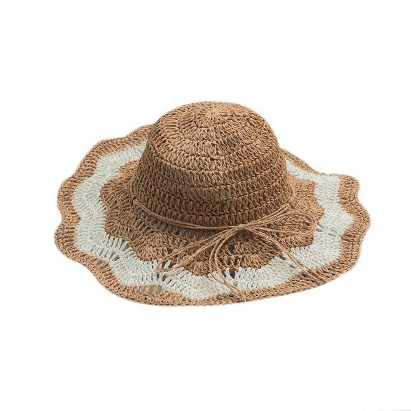 wide brim hats women travel summer beach foldable sun paper straw floppy hat, Blue;gray
wide brim hats women travel summer beach foldable sun paper straw floppy hat, Blue;gray