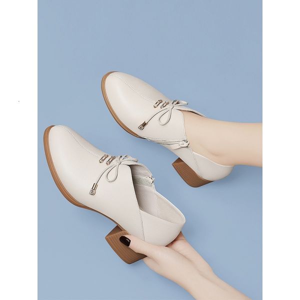 luxury dress shoes summer small women's leather medium heel thick single sho soft leather spring and autumn white middle-aged m's, Black
luxury dress shoes summer small women's leather medium heel thick single sho soft leather spring and autumn white middle-aged m's, Black