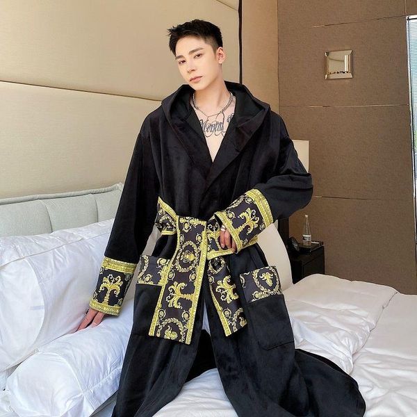 men's trench coats wear 2021 winter light luxury fashion thicken velvet clothes male long coat loose overcoat handsome casual windbreak, Tan;black
men's trench coats wear 2021 winter light luxury fashion thicken velvet clothes male long coat loose overcoat handsome casual windbreak, Tan;black