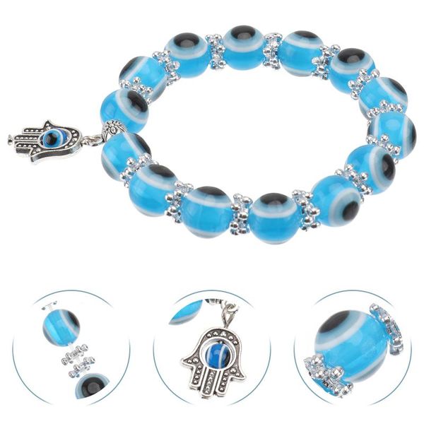 charm bracelets 1pc evil eye fatima beaded bracelet stylish exquisite, Golden;silver
charm bracelets 1pc evil eye fatima beaded bracelet stylish exquisite, Golden;silver
