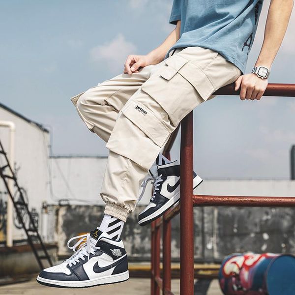 men's pants streetwear harem men 2021 spring mens joggers summer cargo multi-pocket ankle-length casual man trousers, Black
men's pants streetwear harem men 2021 spring mens joggers summer cargo multi-pocket ankle-length casual man trousers, Black