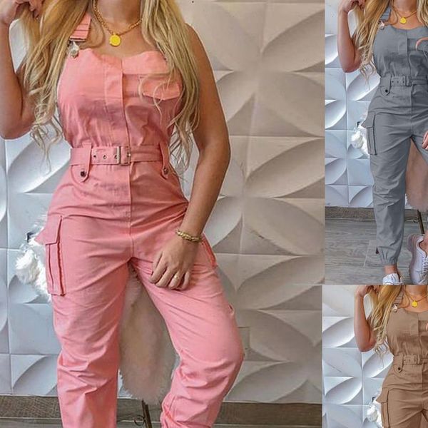 new khaki rompers womens jumpsuit long elegant belt pockets sleeveless adjusted strap high waist cotton fashion summer t2g, Black;white
new khaki rompers womens jumpsuit long elegant belt pockets sleeveless adjusted strap high waist cotton fashion summer t2g, Black;white