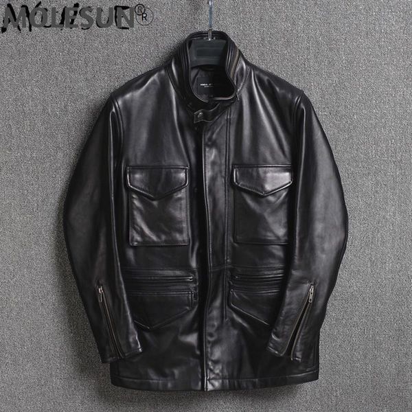 men's leather & faux akoosun 2022 jacket men sheepskin coat genuine loose korean spring autumn clothes mens jackets kj4730, Black
men's leather & faux akoosun 2022 jacket men sheepskin coat genuine loose korean spring autumn clothes mens jackets kj4730, Black