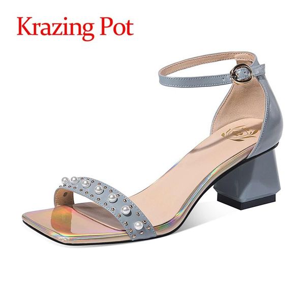 dress shoes krazing pot size 42 cow leather high heel open toe rivets solid pearl princess style slingback buckle straps sandals women l9f5, Black
dress shoes krazing pot size 42 cow leather high heel open toe rivets solid pearl princess style slingback buckle straps sandals women l9f5, Black
