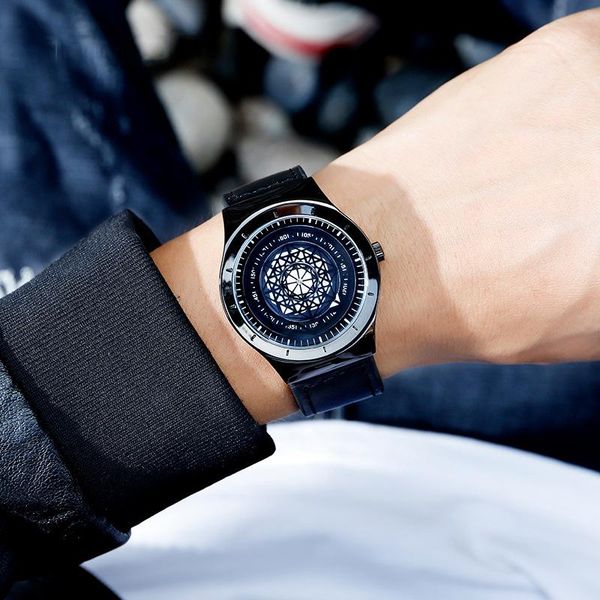 wristwatches sanda fashion trend personality youth watch creative large dial concept hollow out men's, Slivery;brown
wristwatches sanda fashion trend personality youth watch creative large dial concept hollow out men's, Slivery;brown