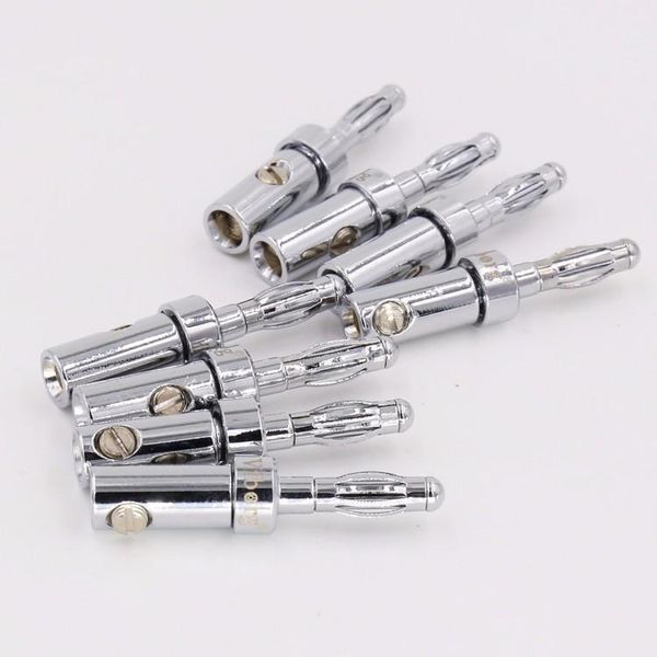 smart power plugs 8pieces silver plated copper banana plug speaker cable wire connector hifi
smart power plugs 8pieces silver plated copper banana plug speaker cable wire connector hifi