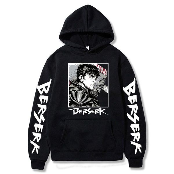 men's hoodies & sweatshirts funny anime berserk men women streetwear hoodie harajuku manga guts long sleeve casual fashion oversized sw, Black
men's hoodies & sweatshirts funny anime berserk men women streetwear hoodie harajuku manga guts long sleeve casual fashion oversized sw, Black