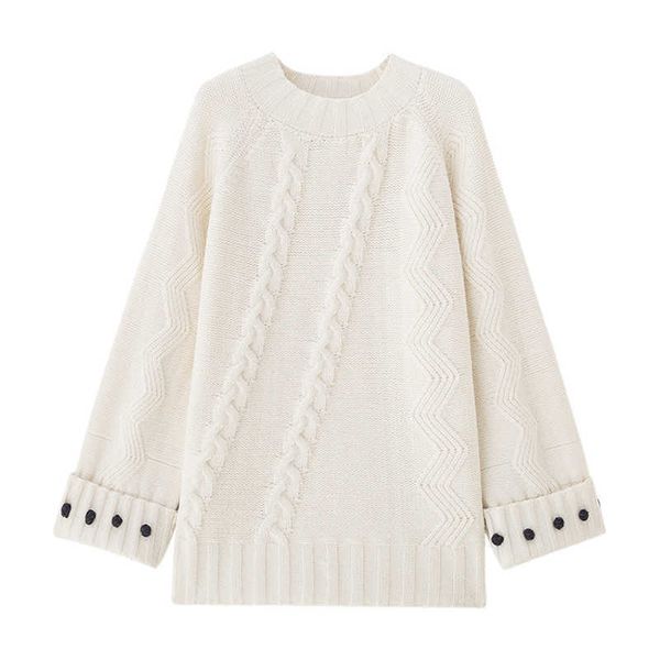 perhaps u purple beige sweater o neck knitted pullovers long sleeve winter autumn solid warm cable balls m0436 210529, White
perhaps u purple beige sweater o neck knitted pullovers long sleeve winter autumn solid warm cable balls m0436 210529, White