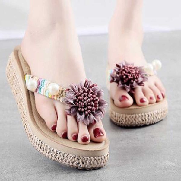 slippers ladies pearl flower summer flat wedges flip-flops thick bottom beach slippe women sh295 210625, Black
slippers ladies pearl flower summer flat wedges flip-flops thick bottom beach slippe women sh295 210625, Black