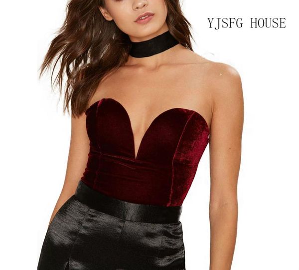 women's jumpsuits & rompers spring autumn women velvet bodysuits ladies back cross-tie strapless solid color v neck feminino bodycon ju, Black;white
women's jumpsuits & rompers spring autumn women velvet bodysuits ladies back cross-tie strapless solid color v neck feminino bodycon ju, Black;white