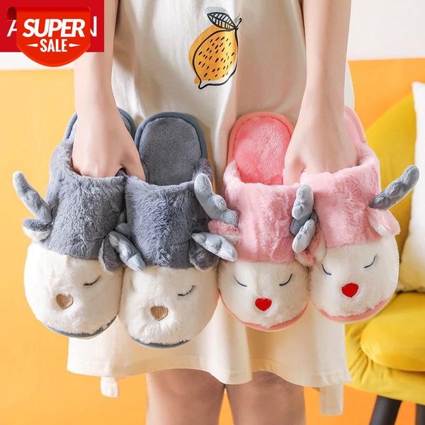 asifn cute cartoon cotton slippers with fur women winter indoor warmth cute deer home fluffy men flock slippers women shoes #qm8b, Black
asifn cute cartoon cotton slippers with fur women winter indoor warmth cute deer home fluffy men flock slippers women shoes #qm8b, Black
