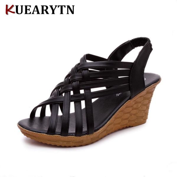 sandals 2021 high heel women summer fashion wedges casual comfortable peep toe platform shoes woman feminine fluffy, Black
sandals 2021 high heel women summer fashion wedges casual comfortable peep toe platform shoes woman feminine fluffy, Black