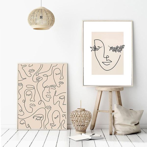 paintings abstract canvas painting woman face one line drawing prints poster minimalist nordic fot room wall art picture home decor
paintings abstract canvas painting woman face one line drawing prints poster minimalist nordic fot room wall art picture home decor