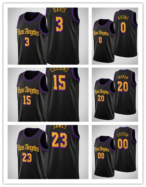 custom 2021 3 davis 0 kuzma 15 cousins 20 ingram 23 james 00 custom basketball jersey men women youth jerseys, Black;red
custom 2021 3 davis 0 kuzma 15 cousins 20 ingram 23 james 00 custom basketball jersey men women youth jerseys, Black;red
