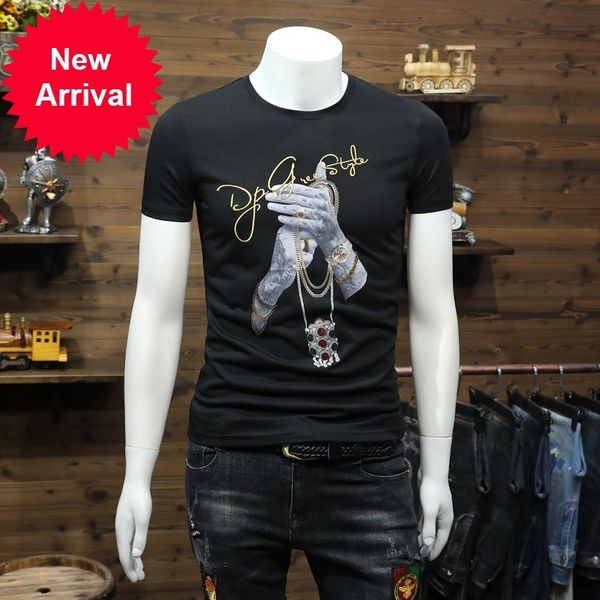 2021 Fashion Embroidered T-shirt Men Summer Clothes Streetwear Short Thin Neck Tshirt Calavera M8v0, White;black
2021 Fashion Embroidered T-shirt Men Summer Clothes Streetwear Short Thin Neck Tshirt Calavera M8v0, White;black