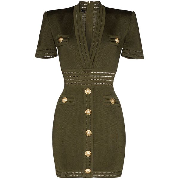2021 fashion summer trendy solid army green fitness dress buttons v-neck skinny straight high street mini dresses, Black;gray
2021 fashion summer trendy solid army green fitness dress buttons v-neck skinny straight high street mini dresses, Black;gray