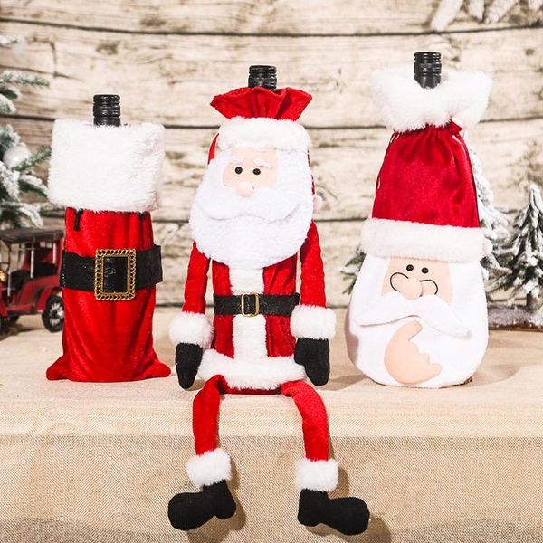 christmas decorations funny long leg santa claus wine bottle cover faux fur plush cuff holder drawstring gift bag for xmas drop
christmas decorations funny long leg santa claus wine bottle cover faux fur plush cuff holder drawstring gift bag for xmas drop