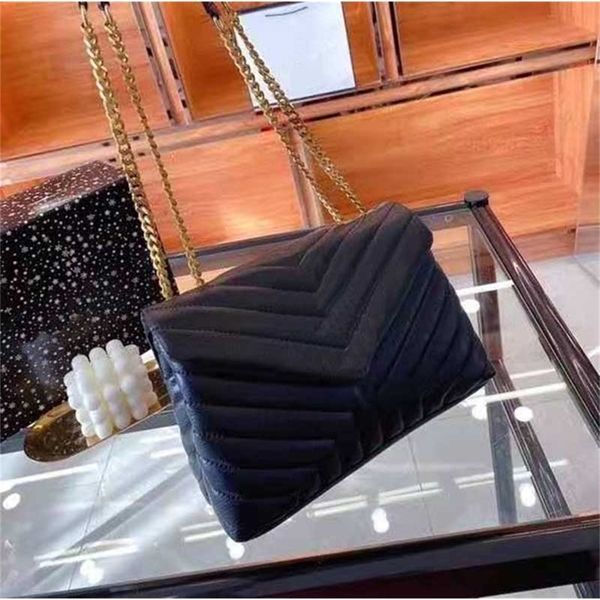 designer handbags square fat loulou chain real leather women's bag large-capacity shoulder bags quilted messenger bag215s3, Black
designer handbags square fat loulou chain real leather women's bag large-capacity shoulder bags quilted messenger bag215s3, Black