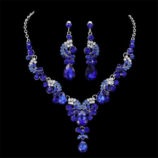 earrings & necklace two-piece set of colorful and earrings, suitable for weddings dance parties, Silver
earrings & necklace two-piece set of colorful and earrings, suitable for weddings dance parties, Silver