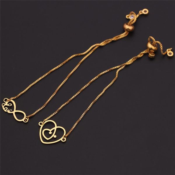link, chain heart love stars adjustable bracelet bangle for women brilliant cz mother' day birthday gift gold color jewelry 2021, Black
link, chain heart love stars adjustable bracelet bangle for women brilliant cz mother' day birthday gift gold color jewelry 2021, Black