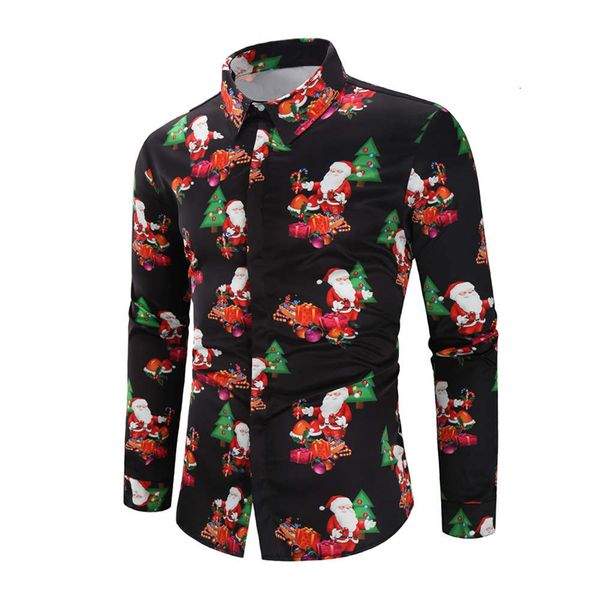 2021 new santa claus black regular fit long sleeve christmas shirts casual streetwear button men clothes 4aqh, White;black
2021 new santa claus black regular fit long sleeve christmas shirts casual streetwear button men clothes 4aqh, White;black