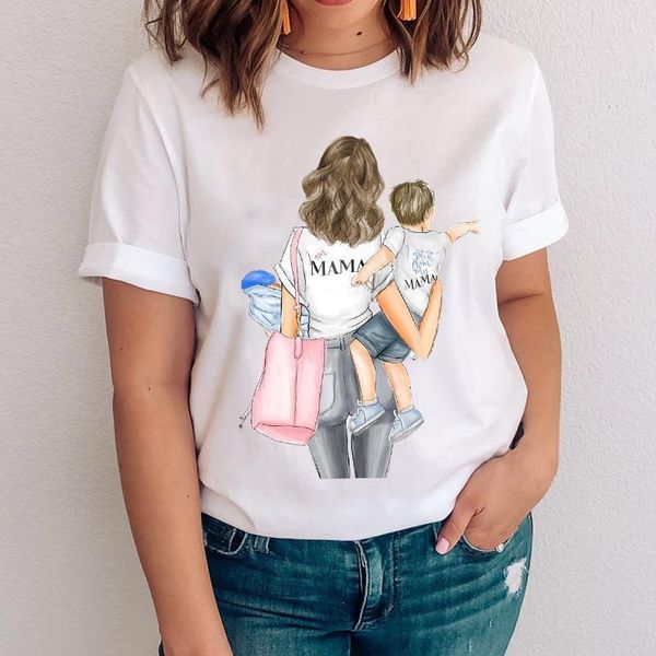 women graphic boy cute printing style cartoon mom mama mother clothes lady clothing tees print female tshirt t-shirt, White
women graphic boy cute printing style cartoon mom mama mother clothes lady clothing tees print female tshirt t-shirt, White