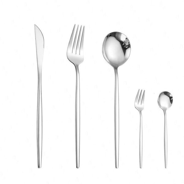 cutlery set stainless steel flatware set kitchen silverware 5pcs steak tableware for kitchen dinnerware spoon fork knife sets
cutlery set stainless steel flatware set kitchen silverware 5pcs steak tableware for kitchen dinnerware spoon fork knife sets