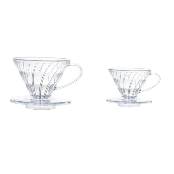 coffee filters 2/4cups transparent dripper heat-resistant resin pour-over for barista brewing cup
coffee filters 2/4cups transparent dripper heat-resistant resin pour-over for barista brewing cup
