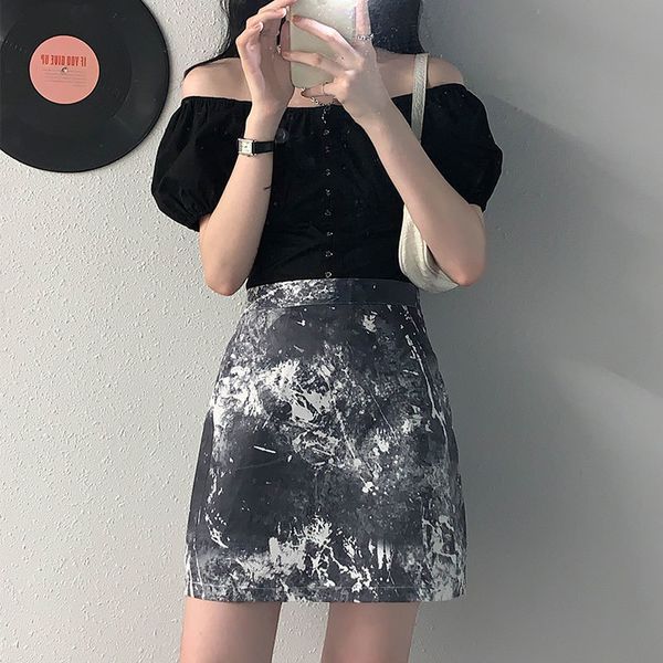 2021 new colors femme womens crop summer korean ins style short sleeve black shirt women vintage blouses (x1465) nkfu, Black;white
2021 new colors femme womens crop summer korean ins style short sleeve black shirt women vintage blouses (x1465) nkfu, Black;white